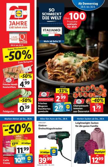 Angebote Lidl - 28.9.2023 - 4.10.2023.