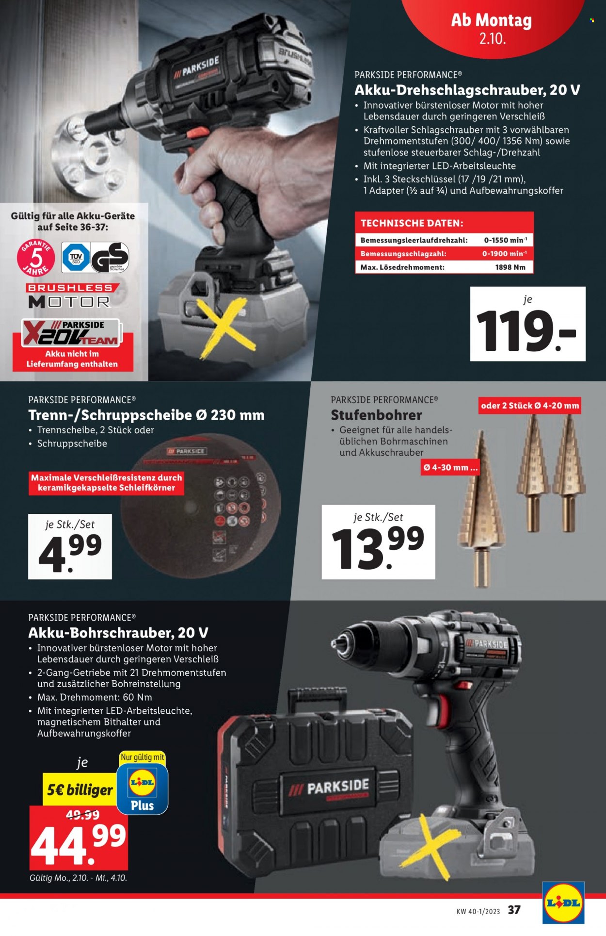 Angebote Lidl - 28.9.2023 - 4.10.2023. Seite 39