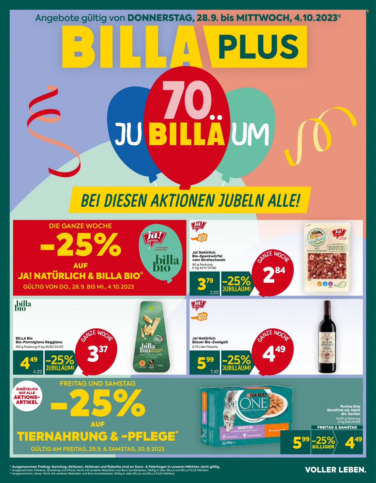 Angebote Billa Plus - 28.9.2023 - 4.10.2023. Seite 1