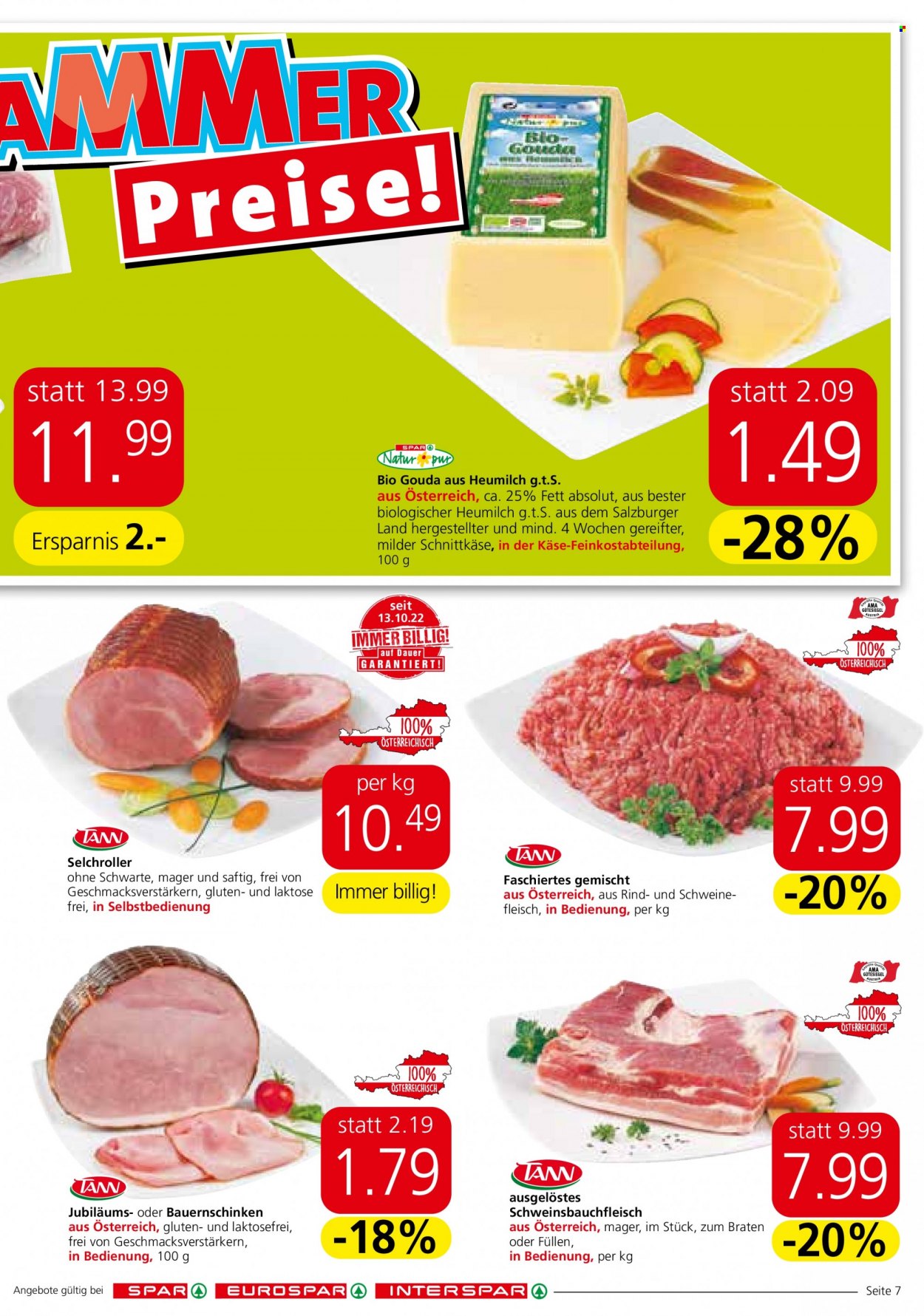Angebote SPAR - 28.9.2023 - 11.10.2023. Seite 7