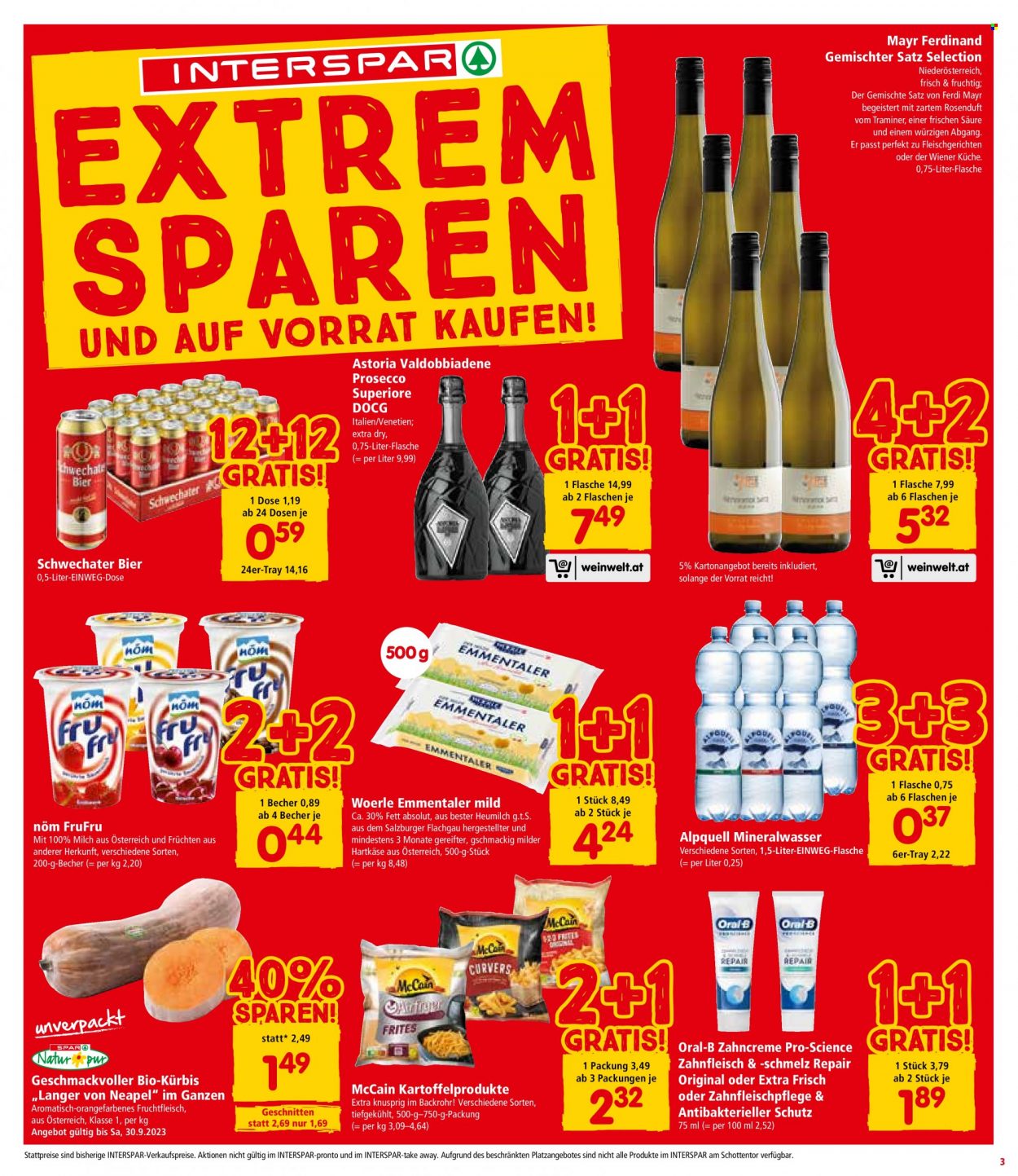 Angebote INTERSPAR - 28.9.2023 - 11.10.2023. Seite 3
