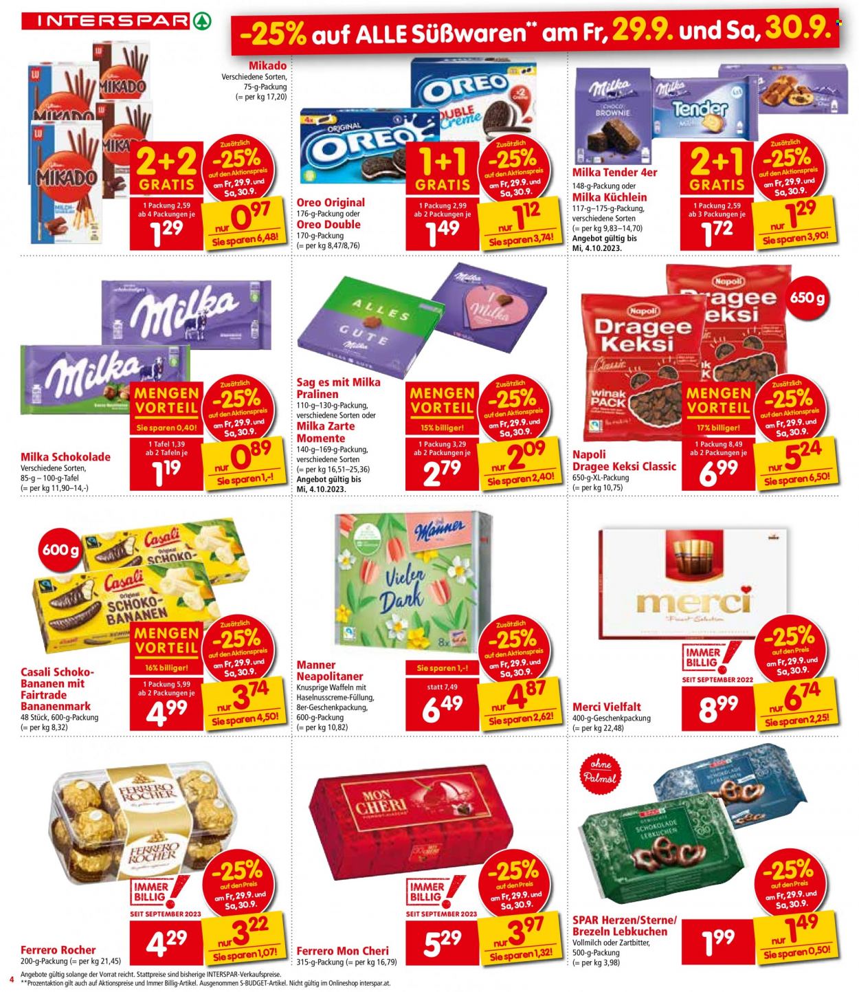 Angebote INTERSPAR - 28.9.2023 - 11.10.2023. Seite 4