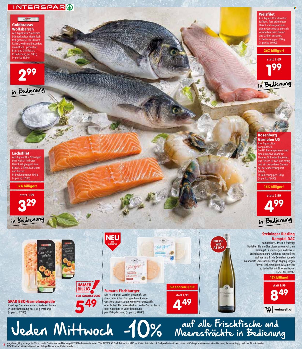 Angebote INTERSPAR - 28.9.2023 - 11.10.2023. Seite 8