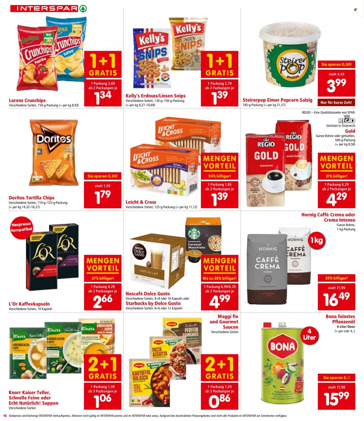 Angebote INTERSPAR - 28.9.2023 - 11.10.2023. Seite 16
