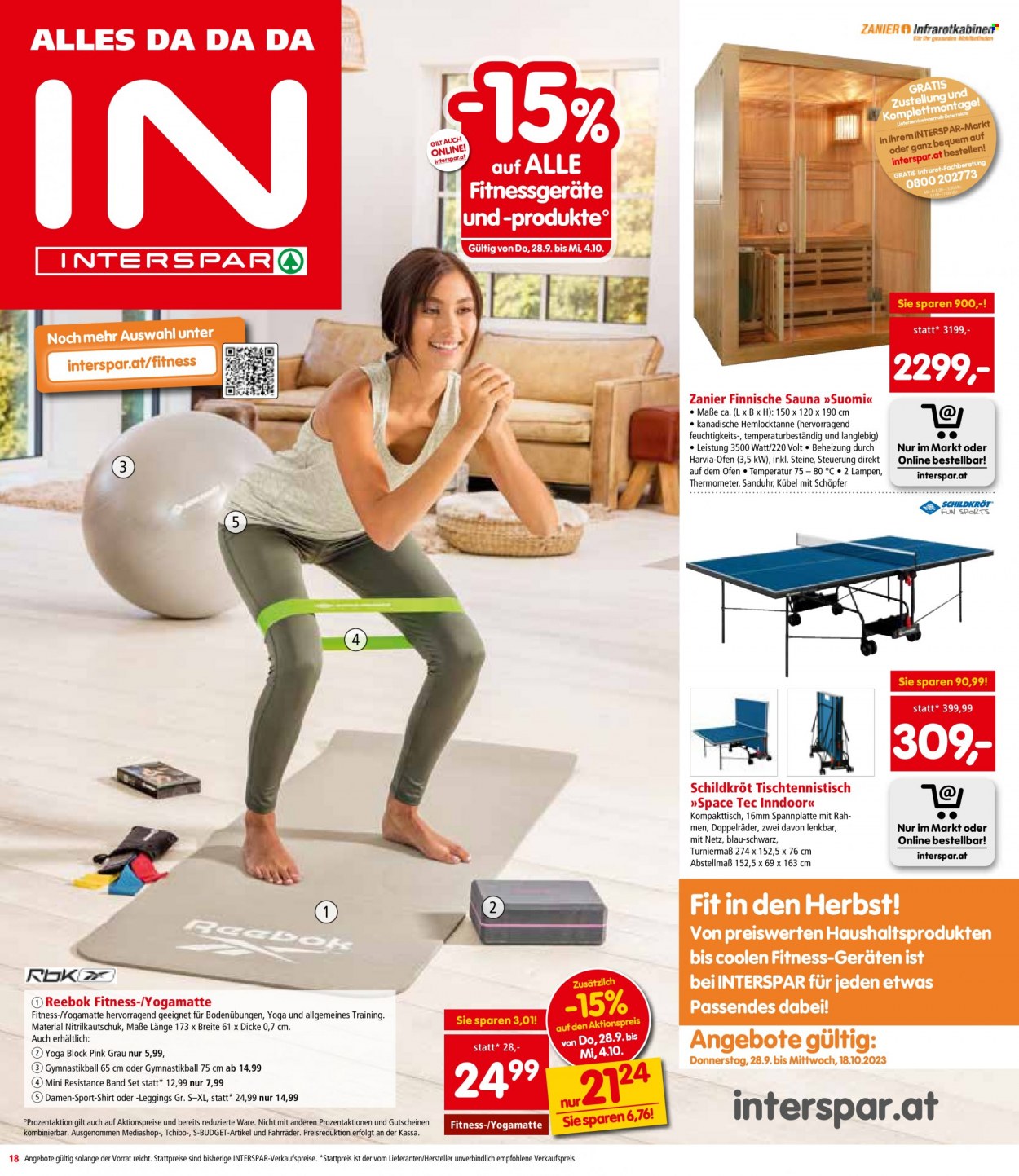 Angebote INTERSPAR - 28.9.2023 - 11.10.2023. Seite 18