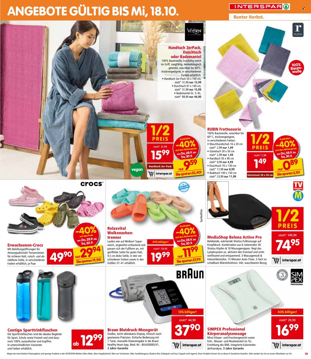 Angebote INTERSPAR - 28.9.2023 - 11.10.2023. Seite 19