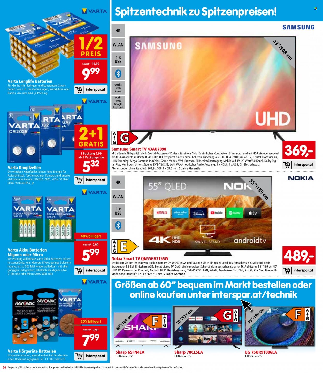 Angebote INTERSPAR - 28.9.2023 - 11.10.2023. Seite 20