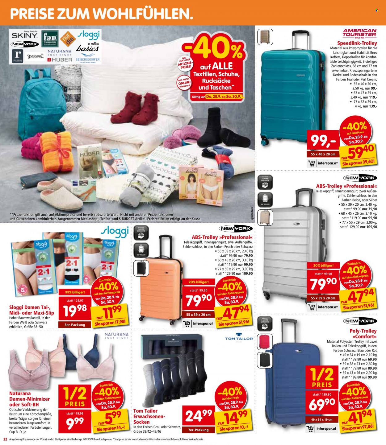 Angebote INTERSPAR - 28.9.2023 - 11.10.2023. Seite 22