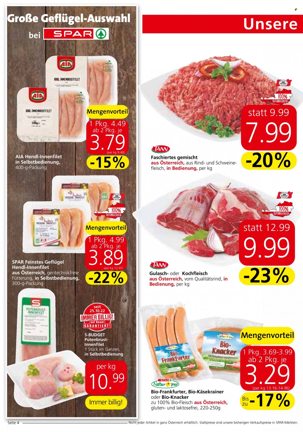 Angebote SPAR - 5.10.2023 - 11.10.2023. Seite 4