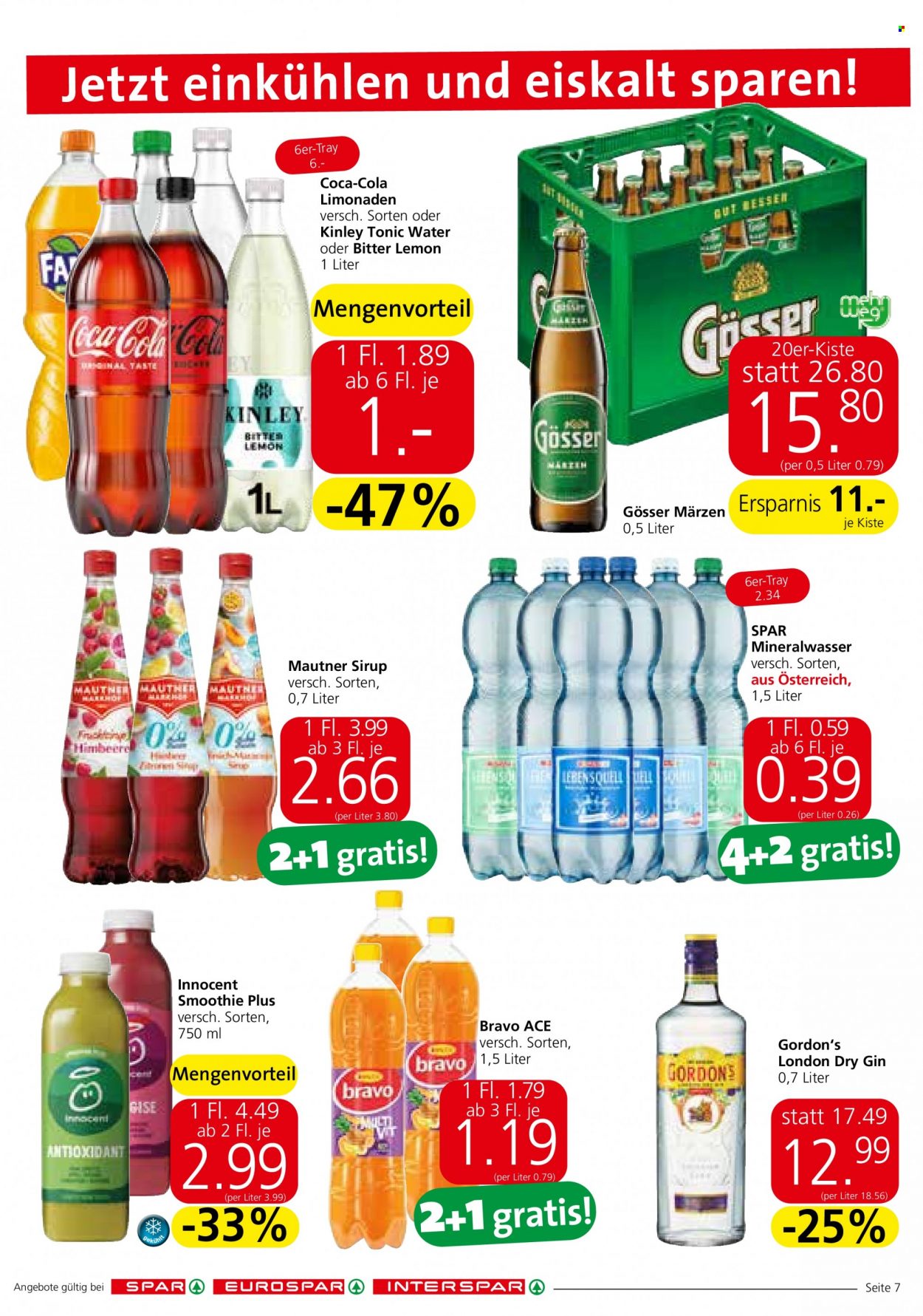 Angebote SPAR - 5.10.2023 - 11.10.2023. Seite 7