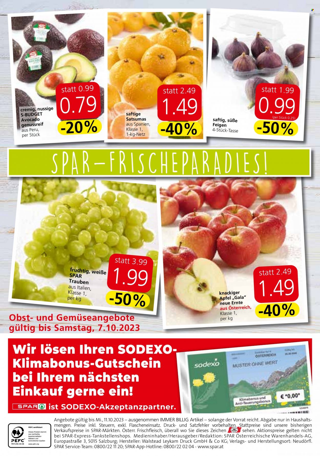 Angebote SPAR - 5.10.2023 - 11.10.2023. Seite 16