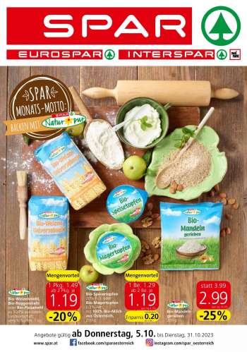 Angebote SPAR - 5.10.2023 - 31.10.2023.