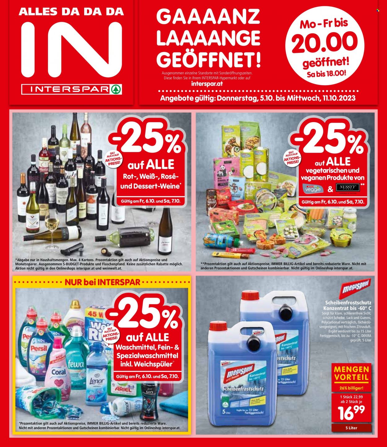 Angebote INTERSPAR - 5.10.2023 - 11.10.2023. Seite 1