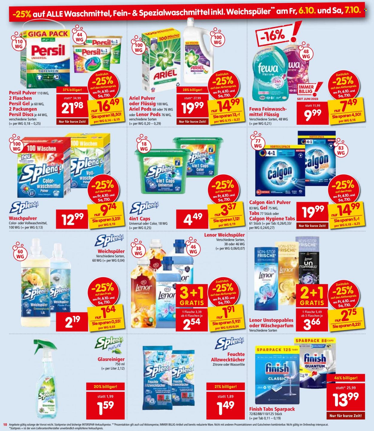 Angebote INTERSPAR - 5.10.2023 - 11.10.2023. Seite 10