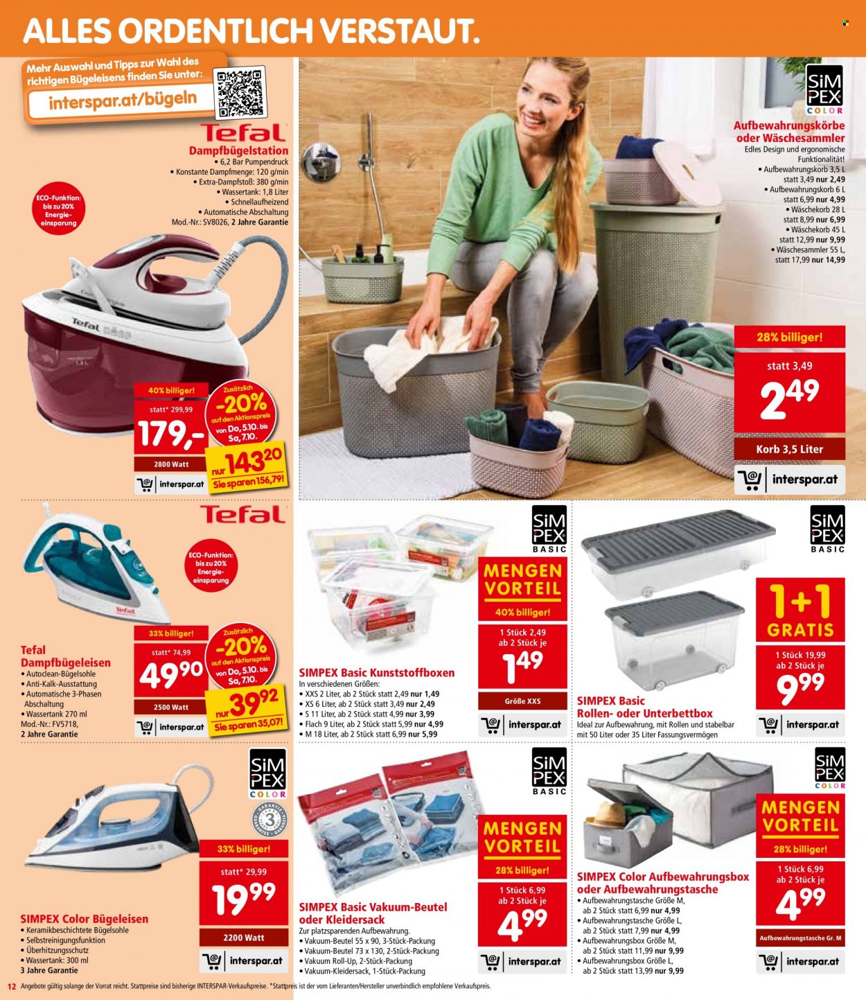 Angebote INTERSPAR - 5.10.2023 - 11.10.2023. Seite 12