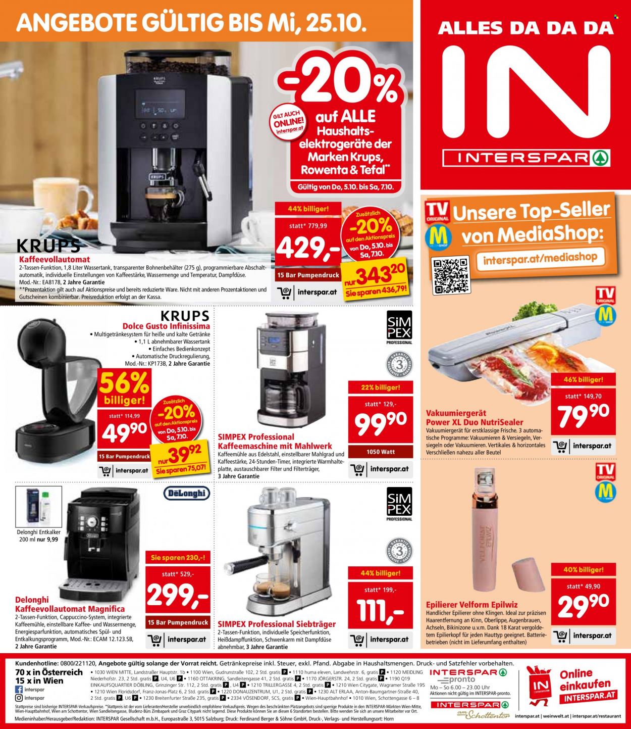 Angebote INTERSPAR - 5.10.2023 - 11.10.2023. Seite 16