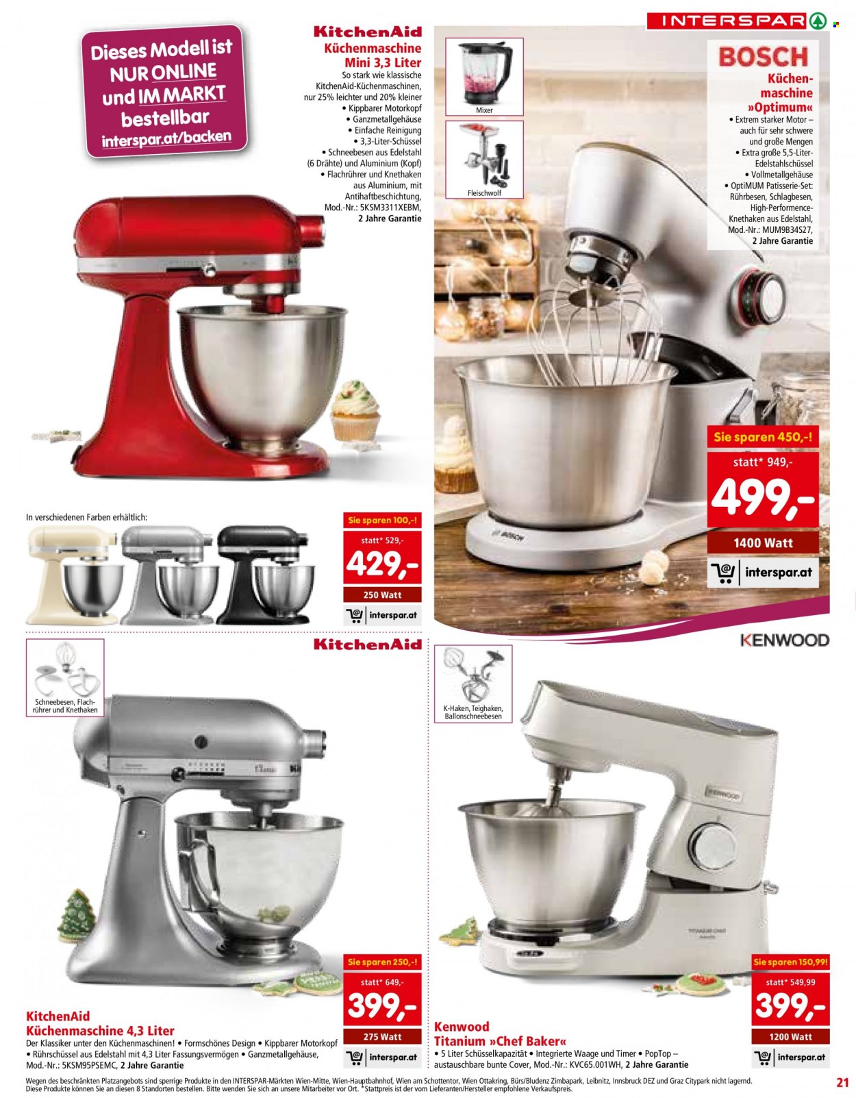 Angebote INTERSPAR - 5.10.2023 - 16.12.2023. Seite 21