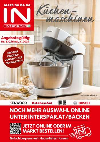 Angebote INTERSPAR - 5.10.2023 - 3.1.2024.