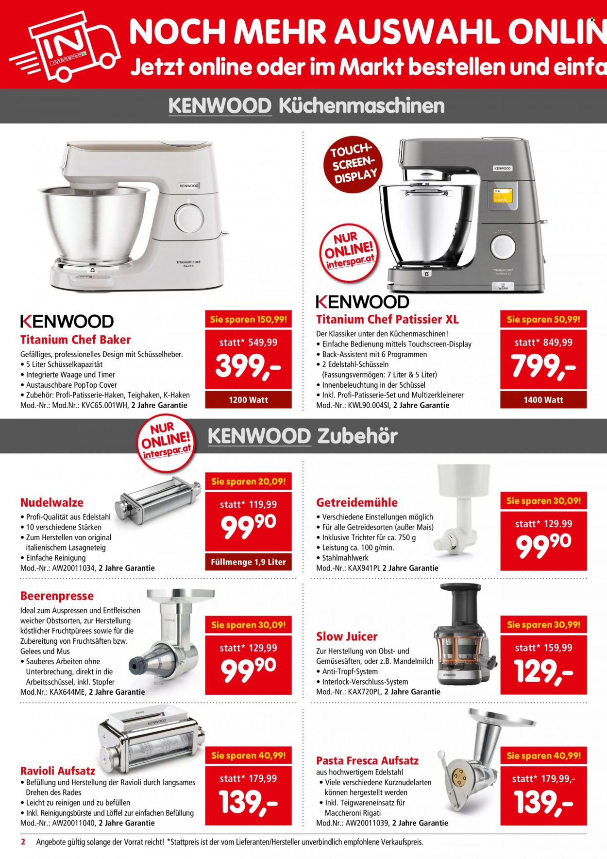 Angebote INTERSPAR - 5.10.2023 - 3.1.2024. Seite 2