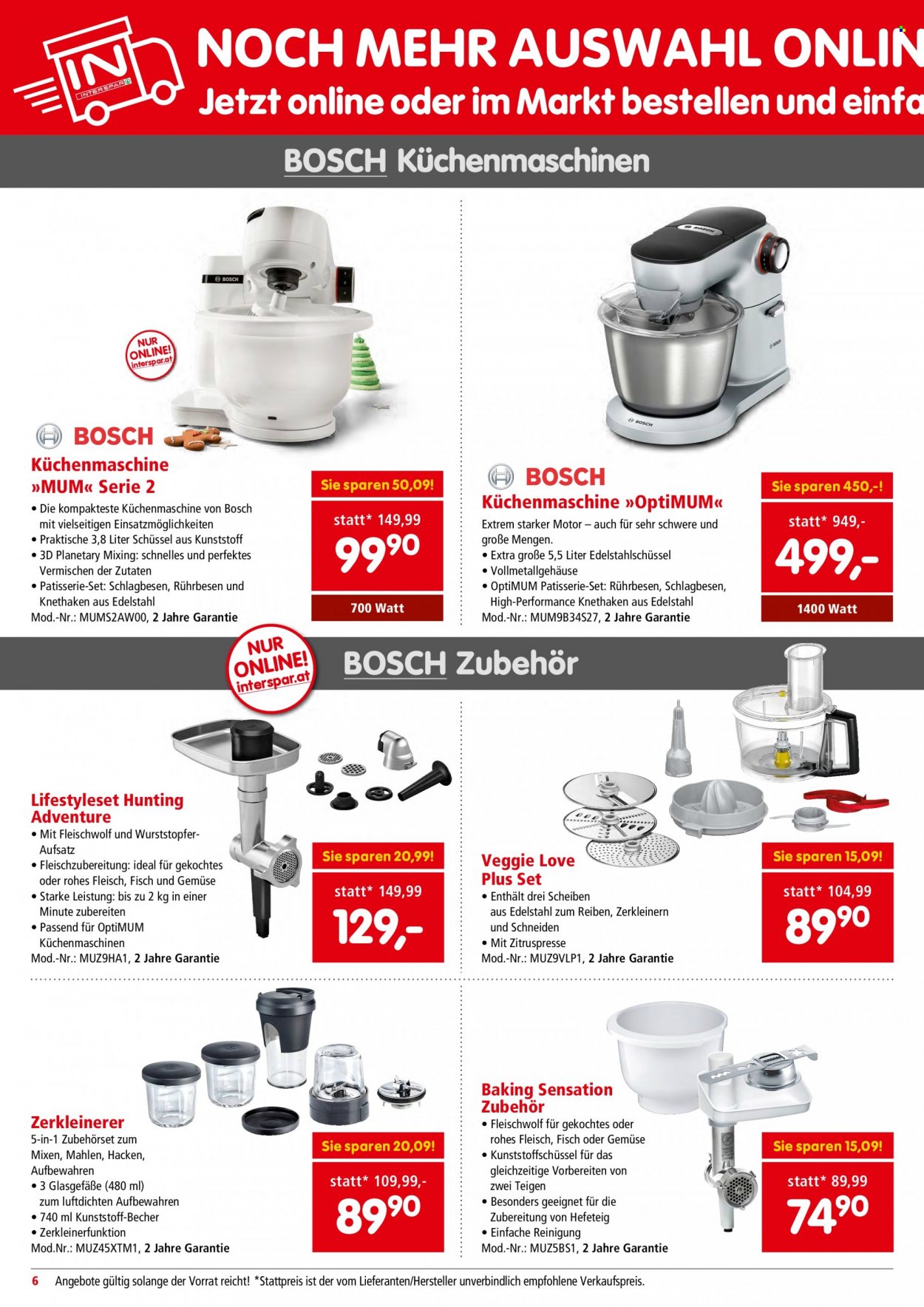 Angebote INTERSPAR - 5.10.2023 - 3.1.2024. Seite 6