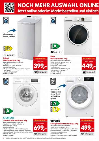 thumbnail - Indesit Waschmaschine 6 kg