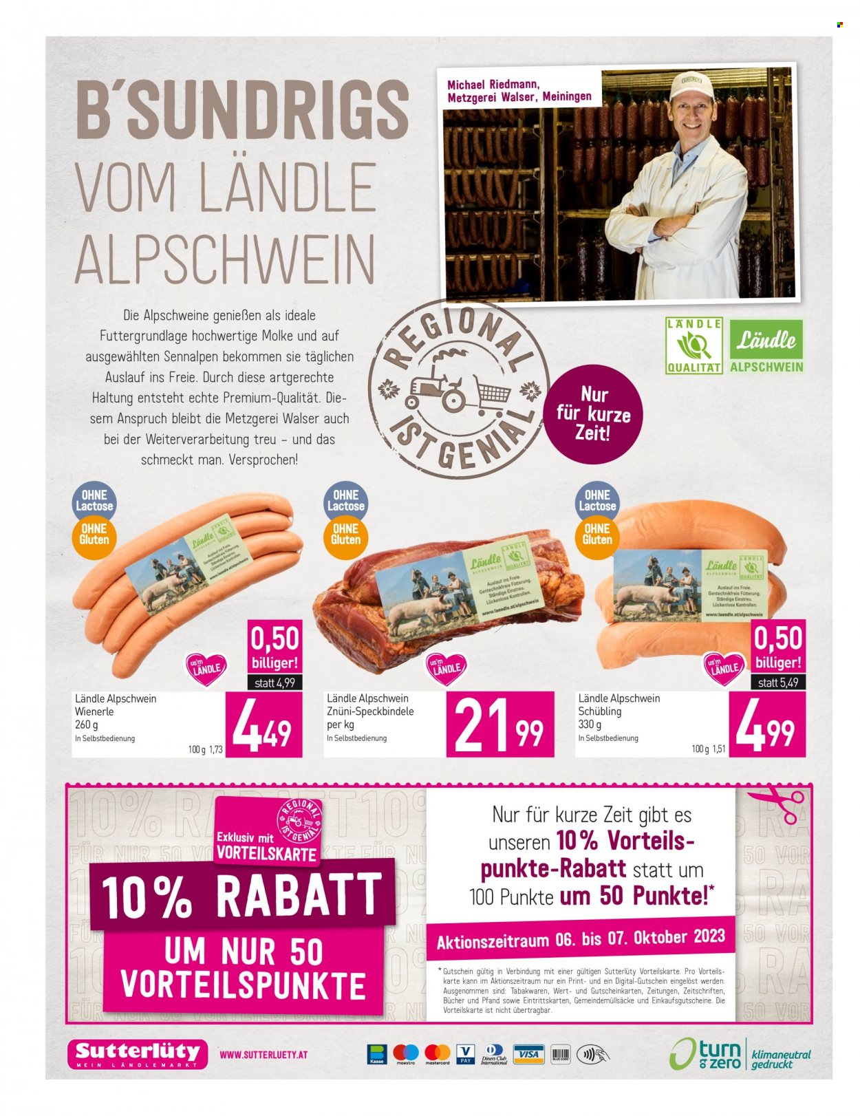 Angebote Sutterlüty - 5.10.2023 - 10.10.2023. Seite 16