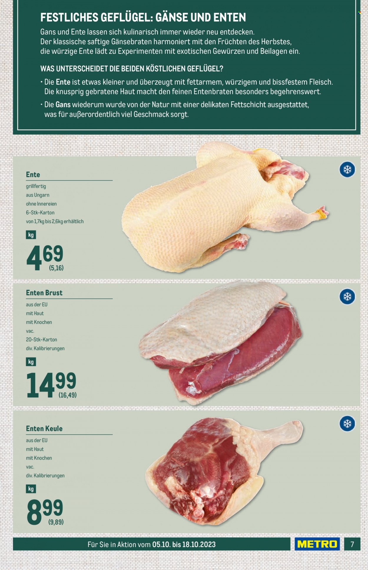 Angebote Metro - 5.10.2023 - 18.10.2023. Seite 7