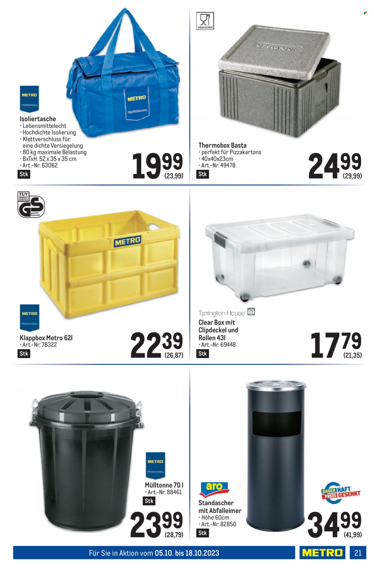 Angebote Metro - 5.10.2023 - 18.10.2023. Seite 21