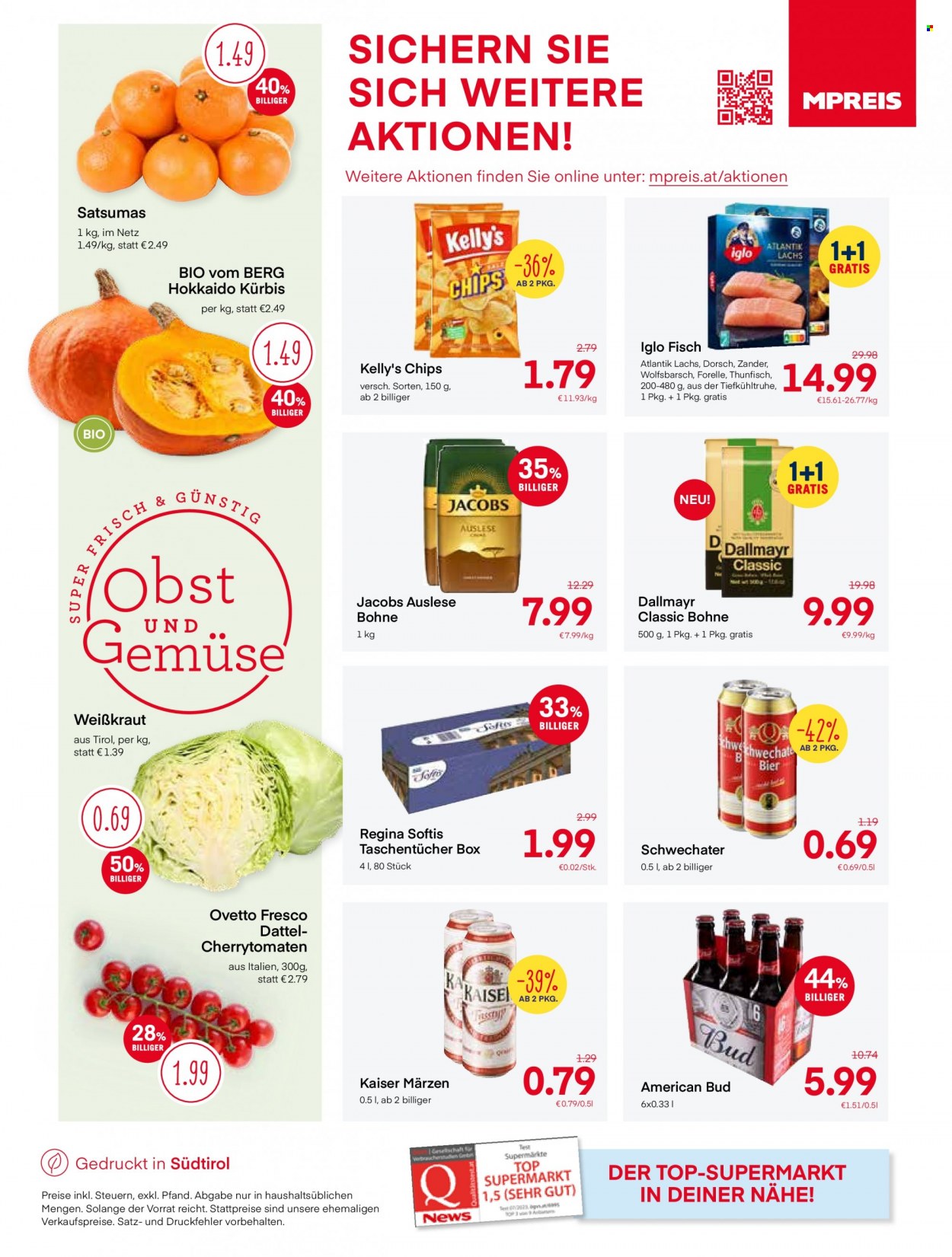 Angebote MPREIS - 9.10.2023 - 15.10.2023. Seite 8