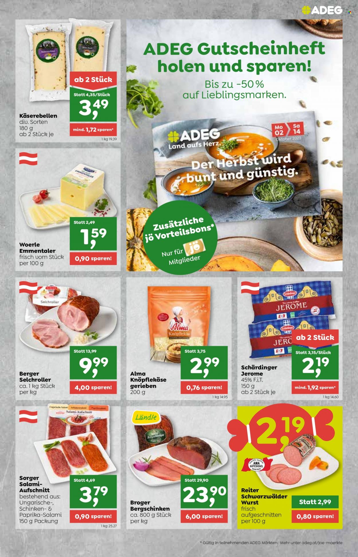 Angebote ADEG - 9.10.2023 - 14.10.2023. Seite 5