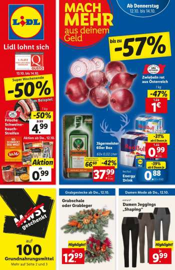 Angebote Lidl - 12.10.2023 - 18.10.2023.