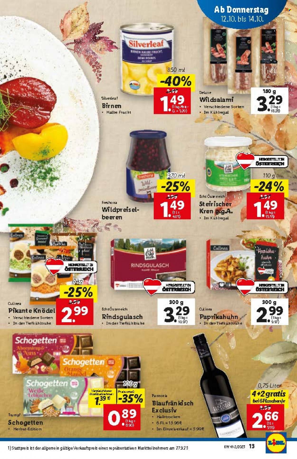 Angebote Lidl - 12.10.2023 - 18.10.2023. Seite 13