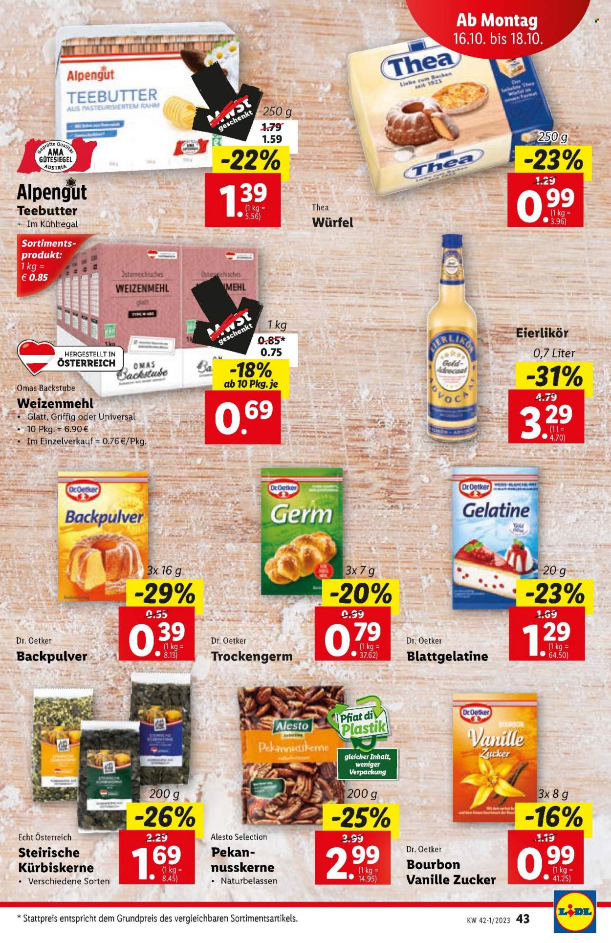 Angebote Lidl - 12.10.2023 - 18.10.2023. Seite 43