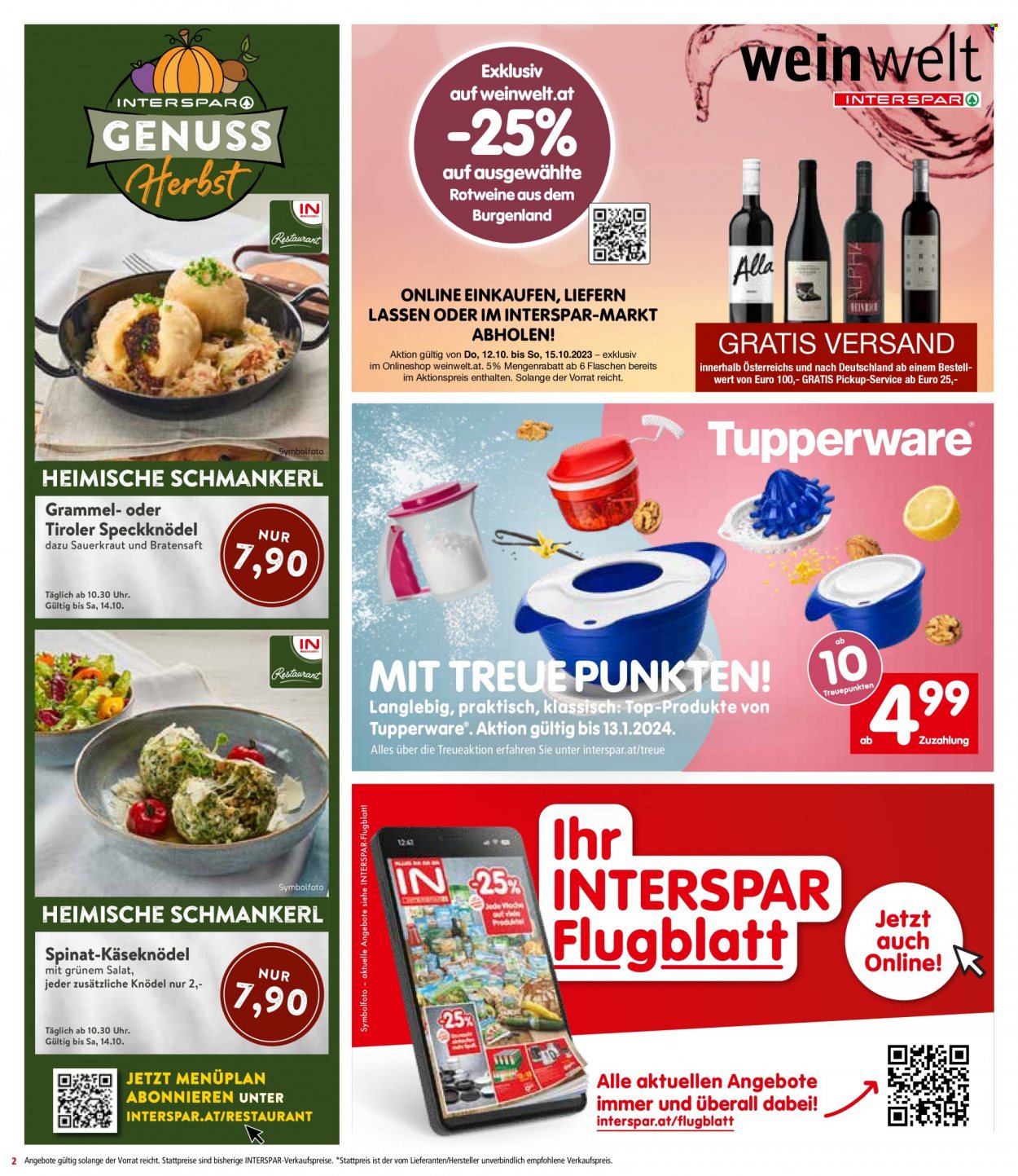 Angebote INTERSPAR - 12.10.2023 - 24.10.2023. Seite 2