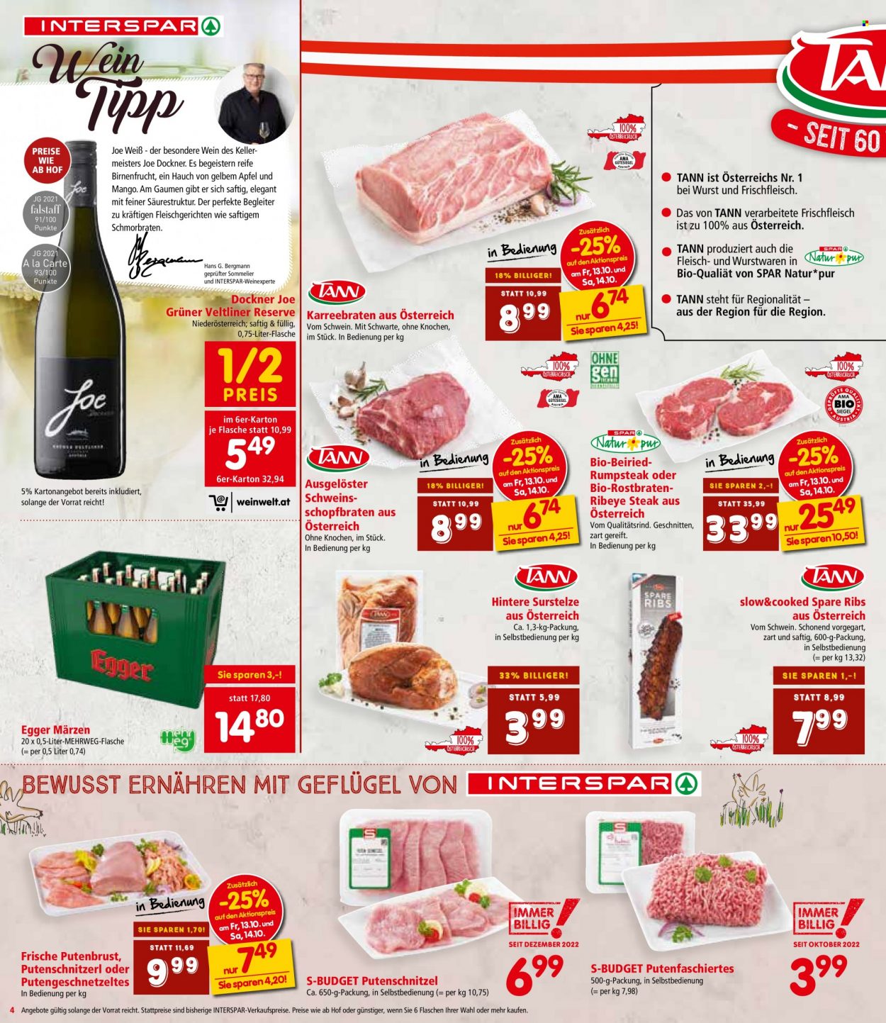 Angebote INTERSPAR - 12.10.2023 - 24.10.2023. Seite 4
