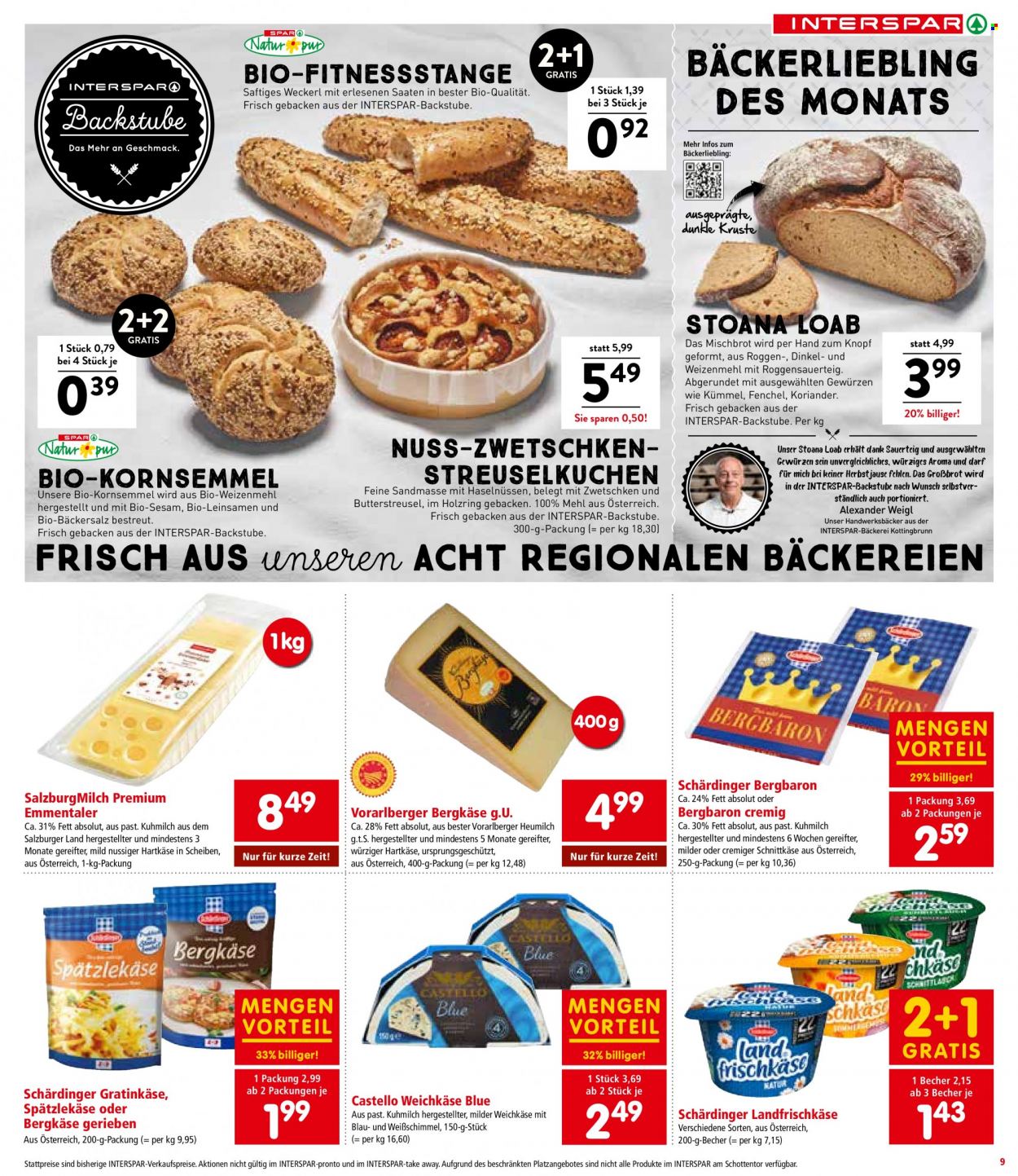 Angebote INTERSPAR - 12.10.2023 - 24.10.2023. Seite 9