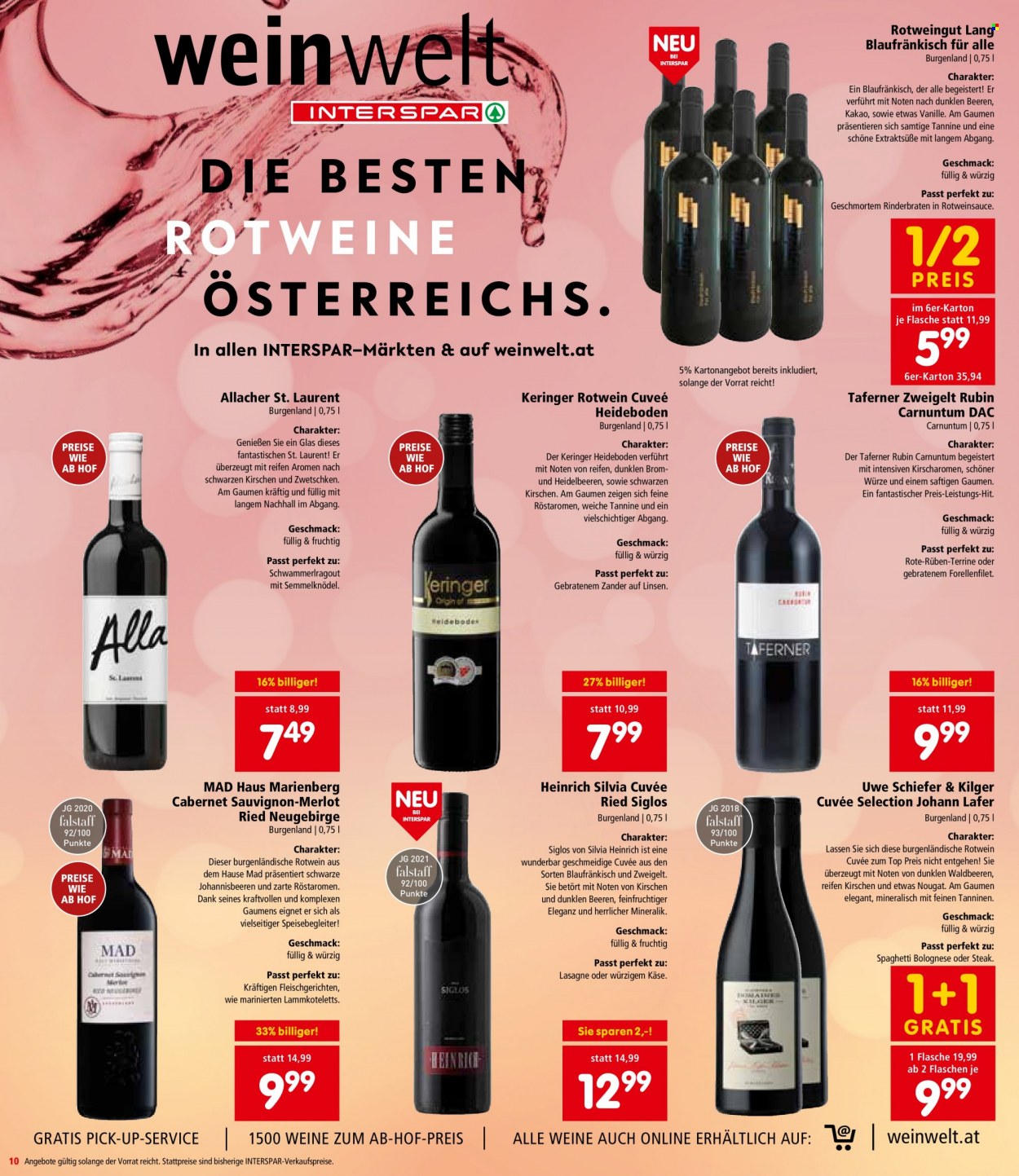 Angebote INTERSPAR - 12.10.2023 - 24.10.2023. Seite 10