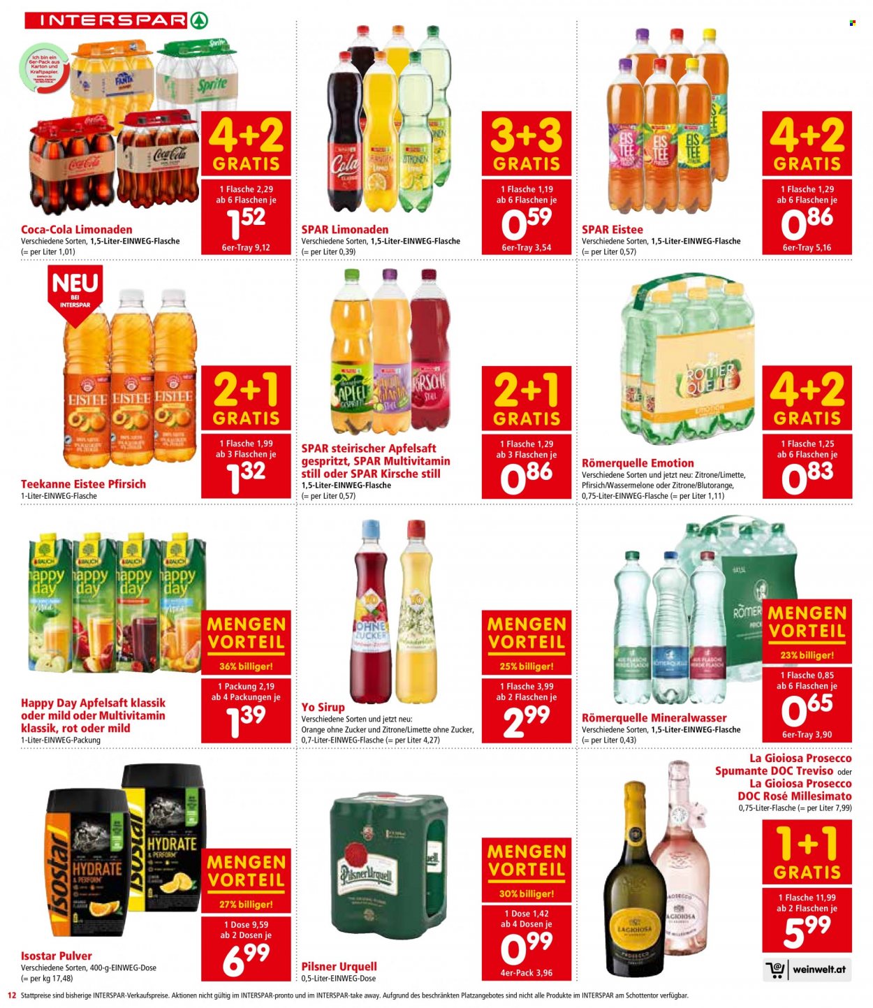 Angebote INTERSPAR - 12.10.2023 - 24.10.2023. Seite 12