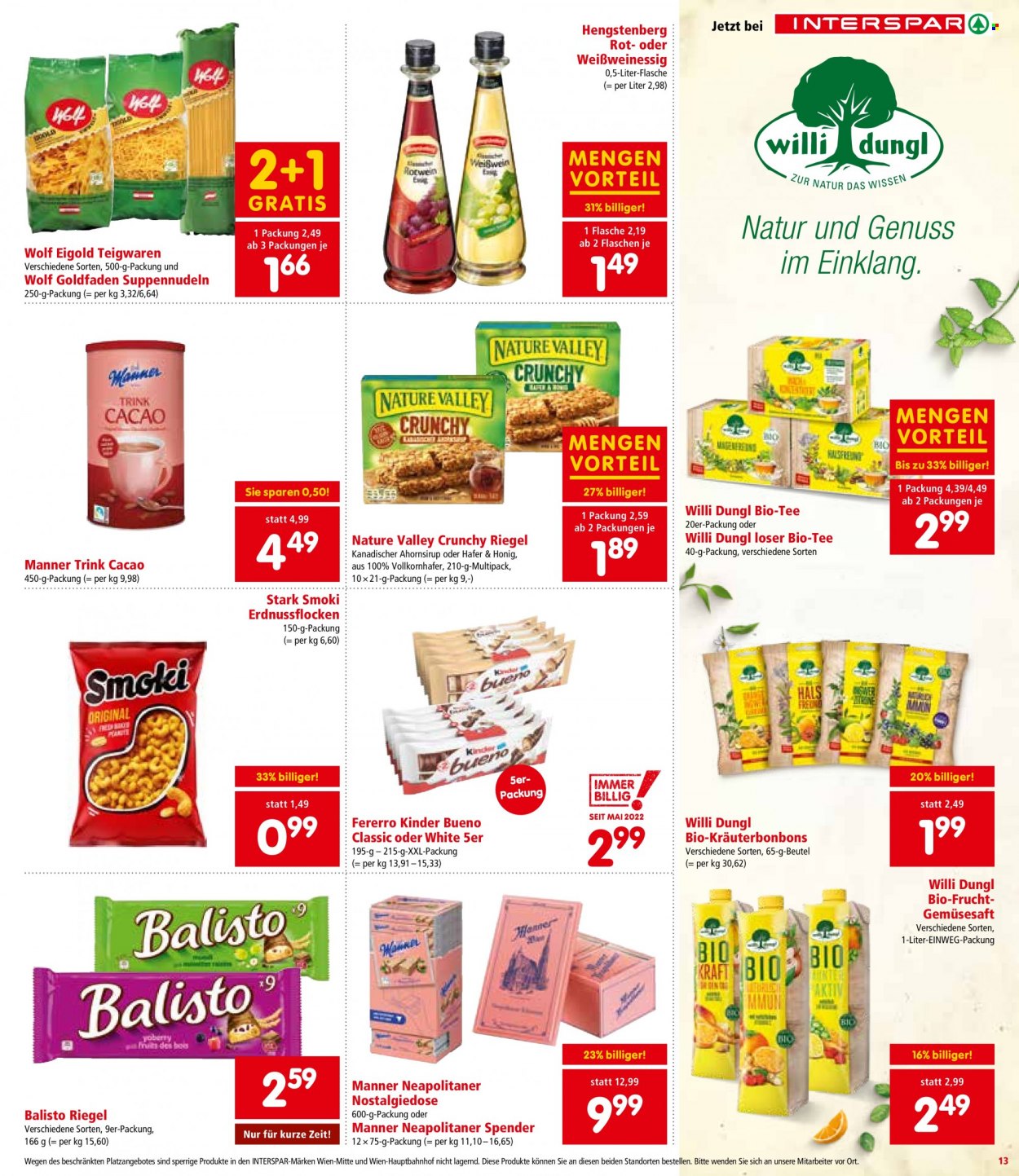Angebote INTERSPAR - 12.10.2023 - 24.10.2023. Seite 13