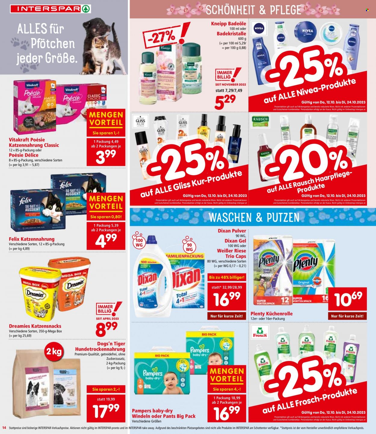 Angebote INTERSPAR - 12.10.2023 - 24.10.2023. Seite 14