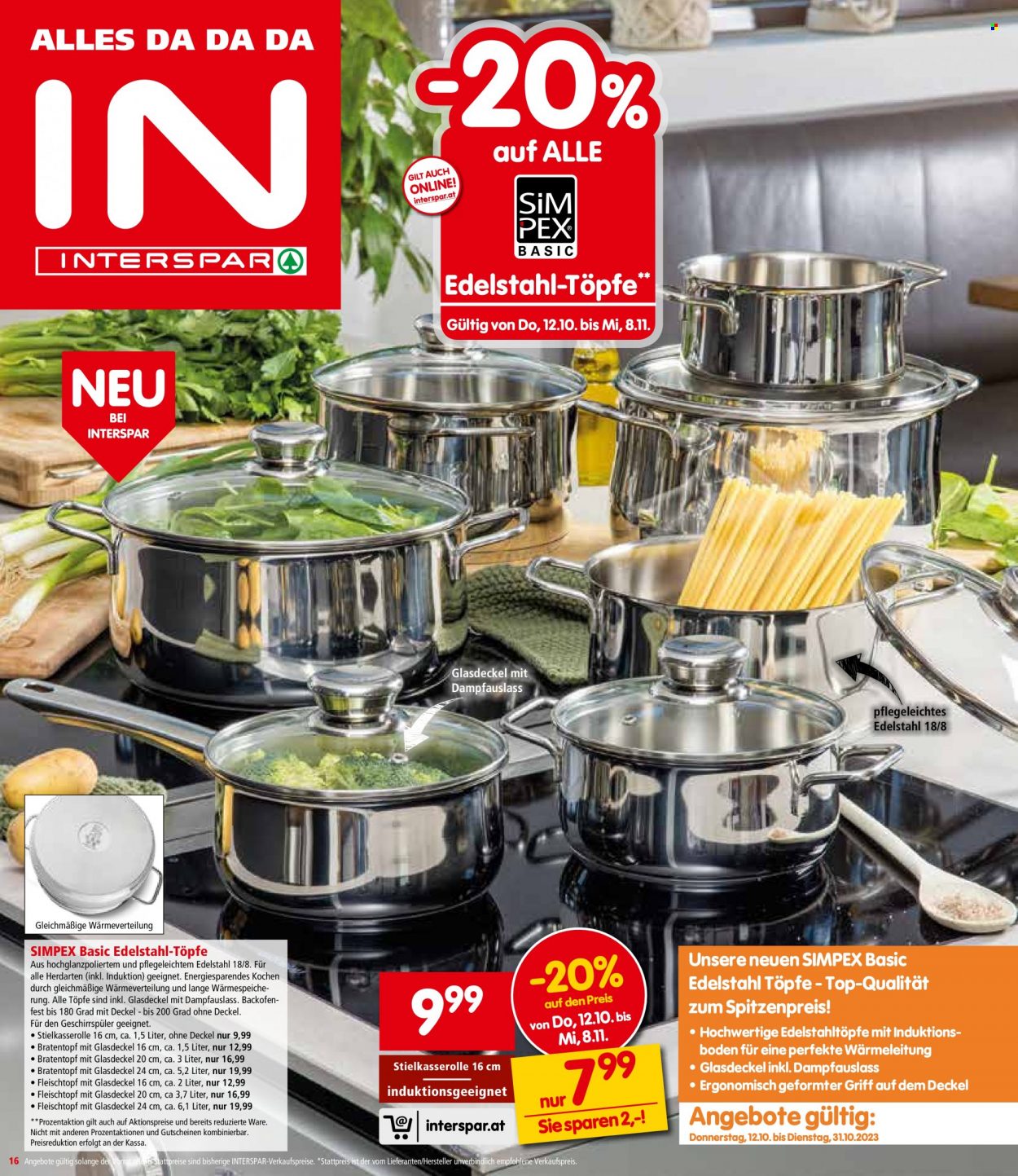 Angebote INTERSPAR - 12.10.2023 - 24.10.2023. Seite 16