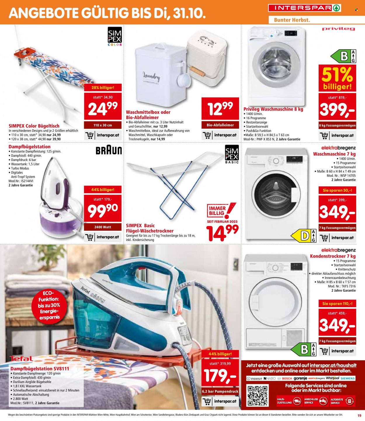 Angebote INTERSPAR - 12.10.2023 - 24.10.2023. Seite 19