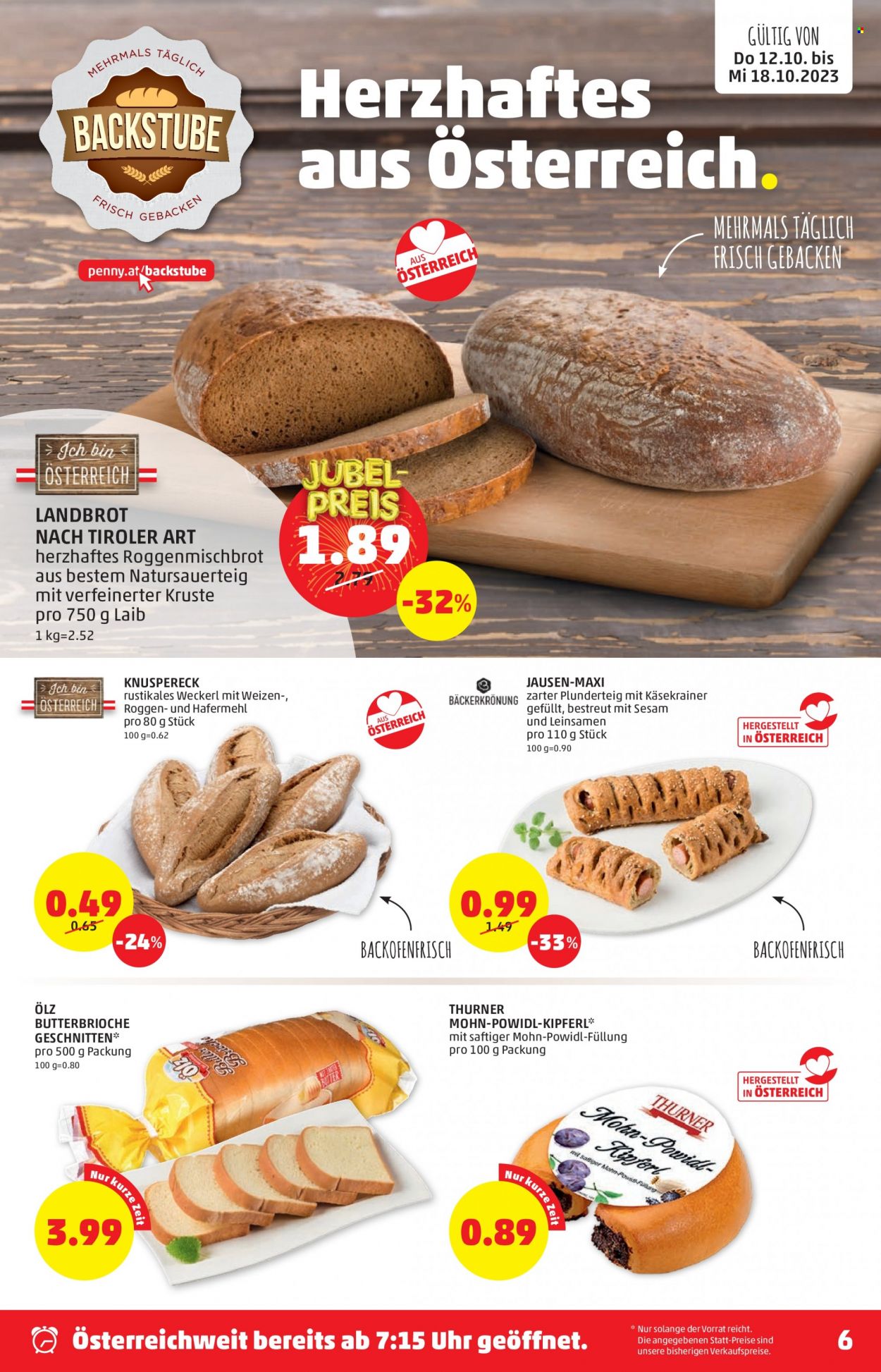 Angebote Penny - 12.10.2023 - 18.10.2023. Seite 6