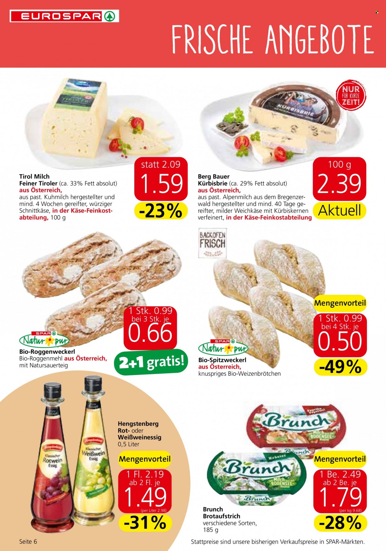 Angebote EUROSPAR - 12.10.2023 - 24.10.2023. Seite 6