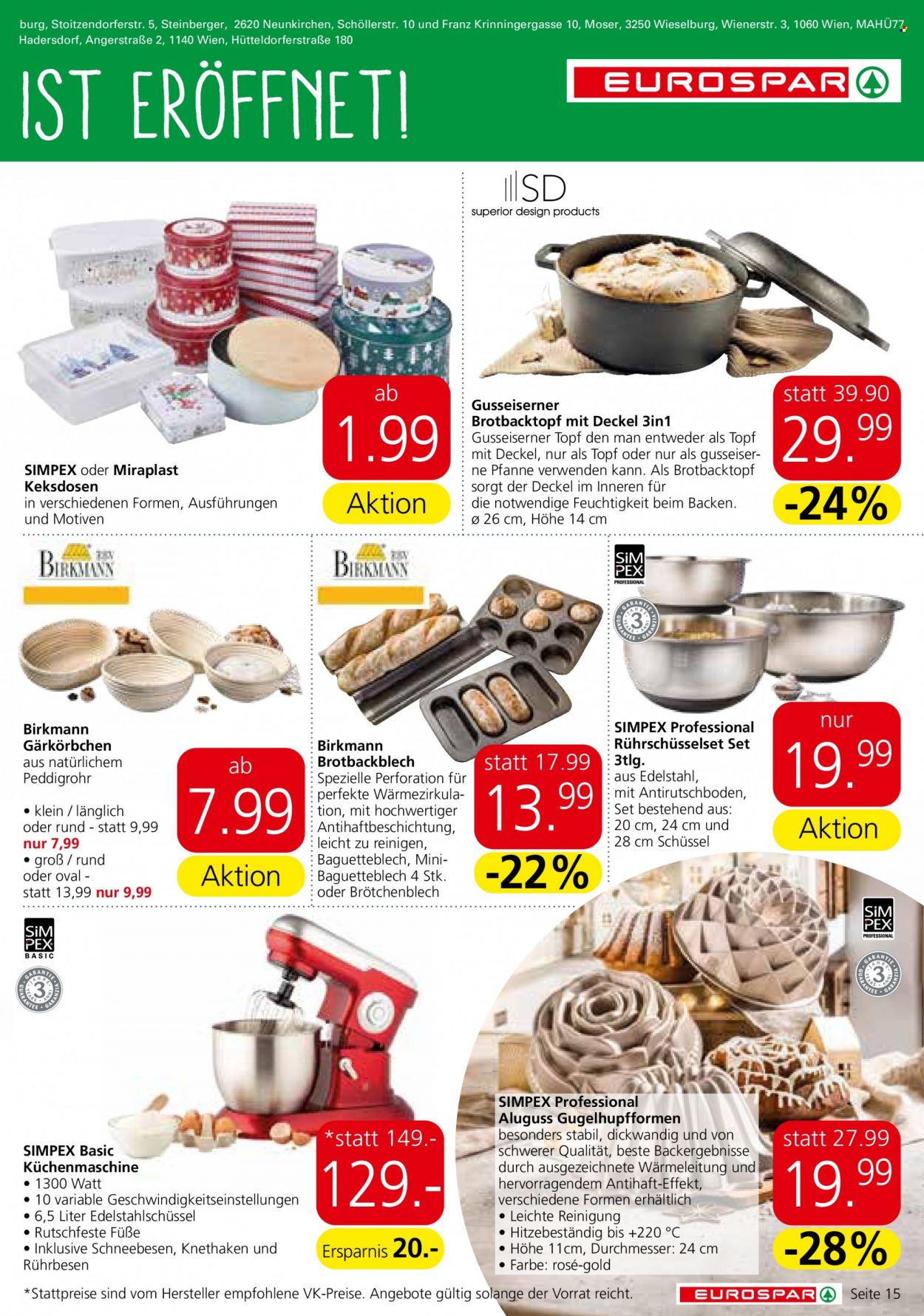 Angebote EUROSPAR - 12.10.2023 - 24.10.2023. Seite 15