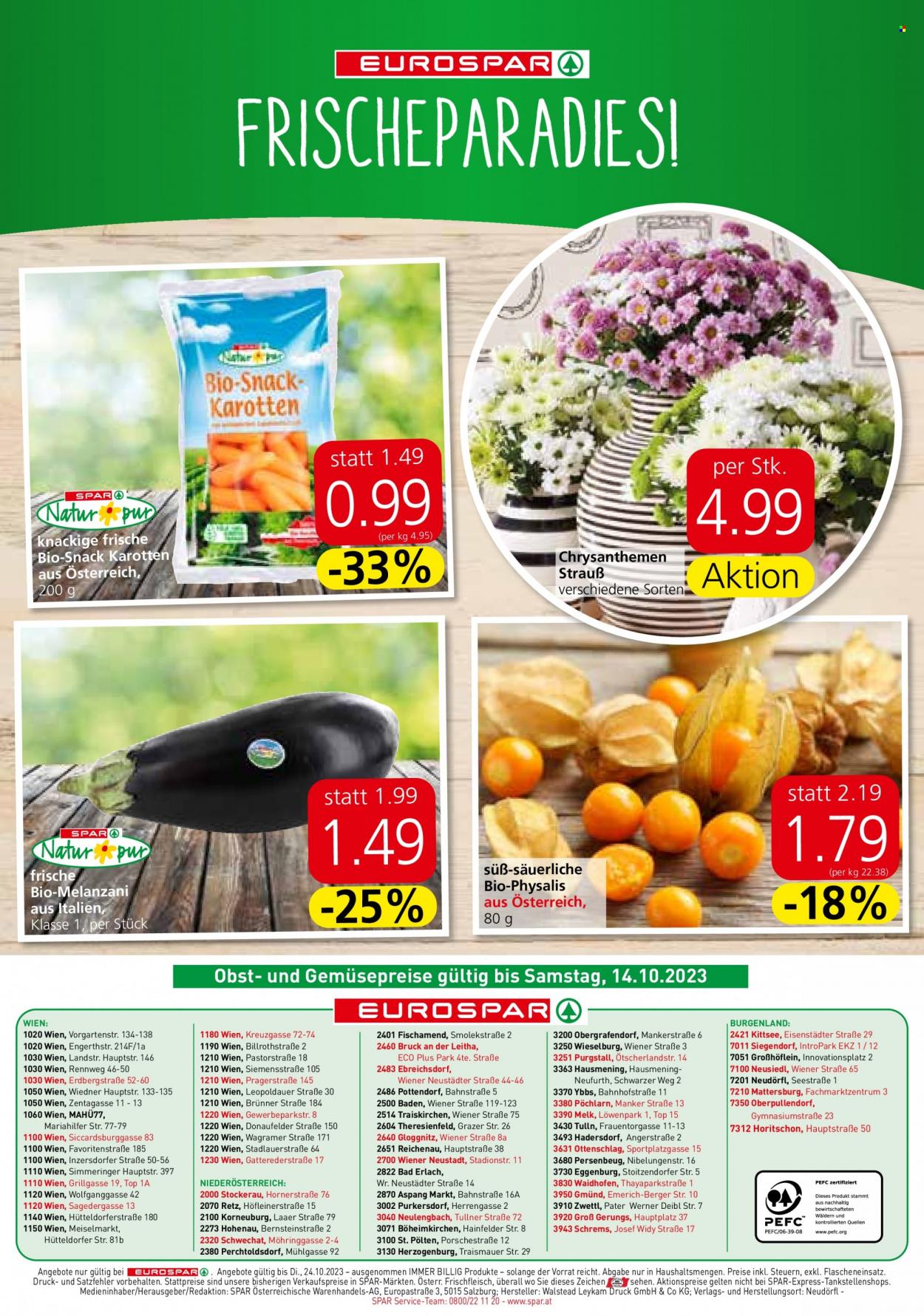 Angebote EUROSPAR - 12.10.2023 - 24.10.2023. Seite 16