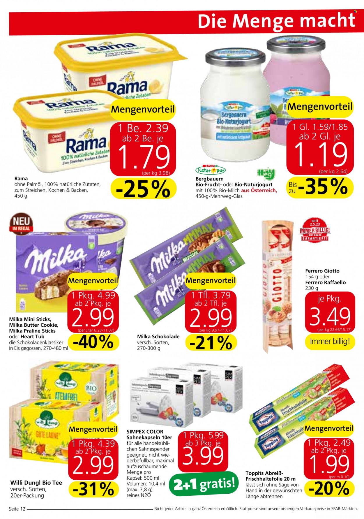 Angebote SPAR - 12.10.2023 - 24.10.2023. Seite 12