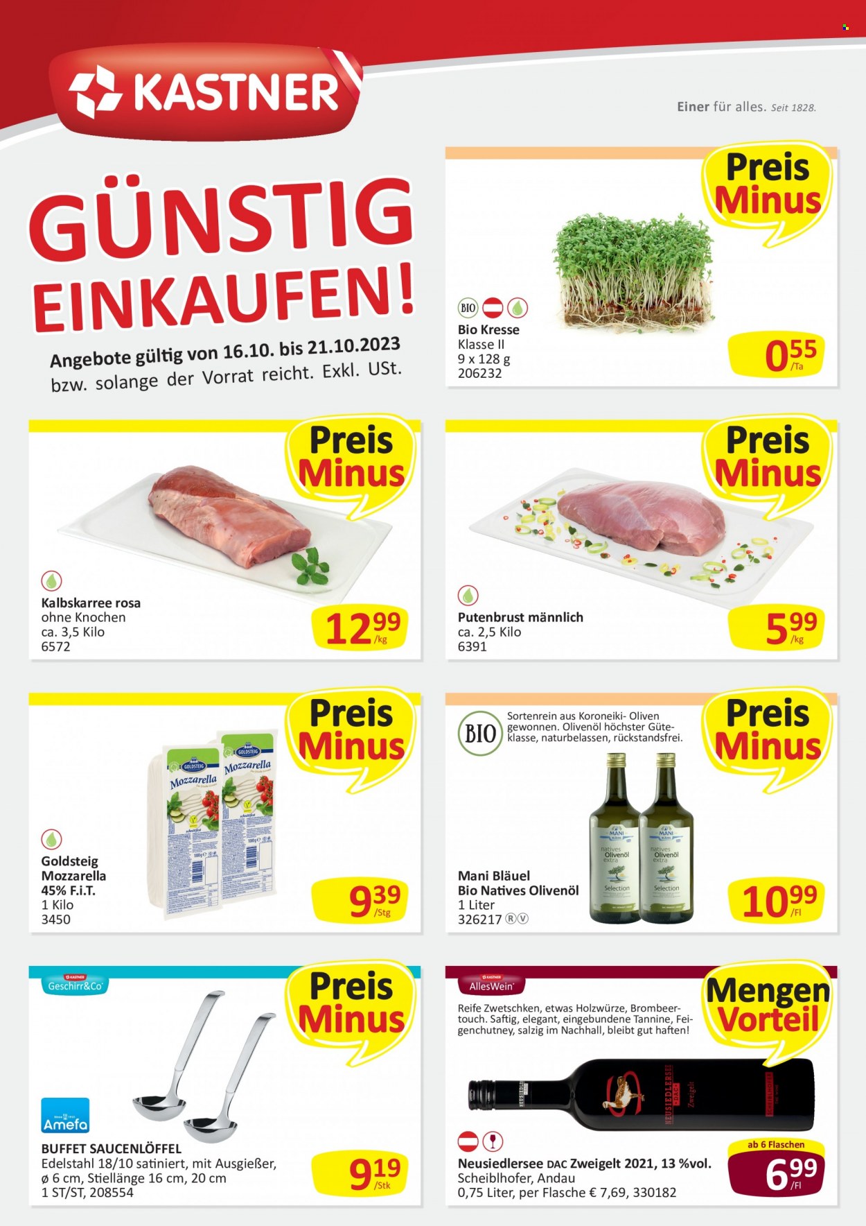 Angebote KASTNER - 16.10.2023 - 21.10.2023. Seite 1