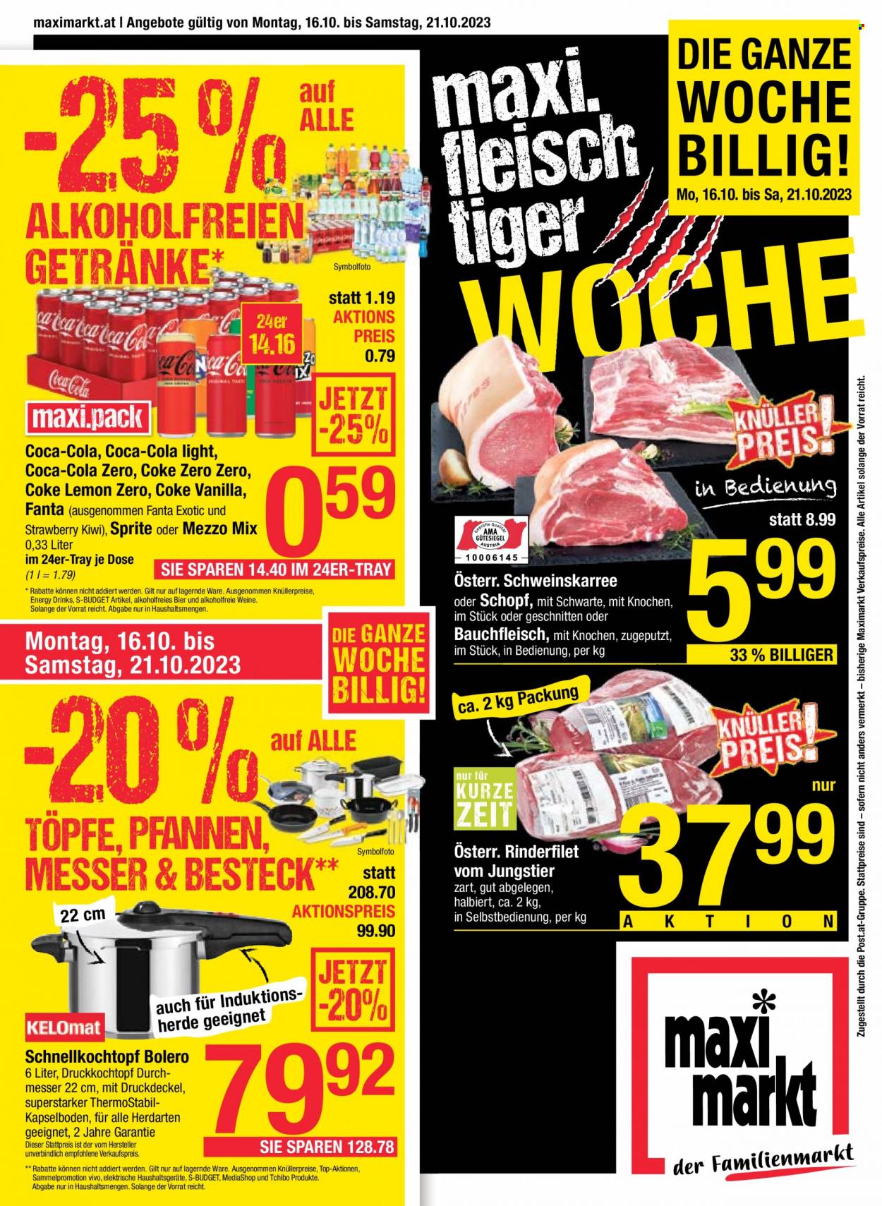 Angebote Maximarkt - 16.10.2023 - 21.10.2023. Seite 1