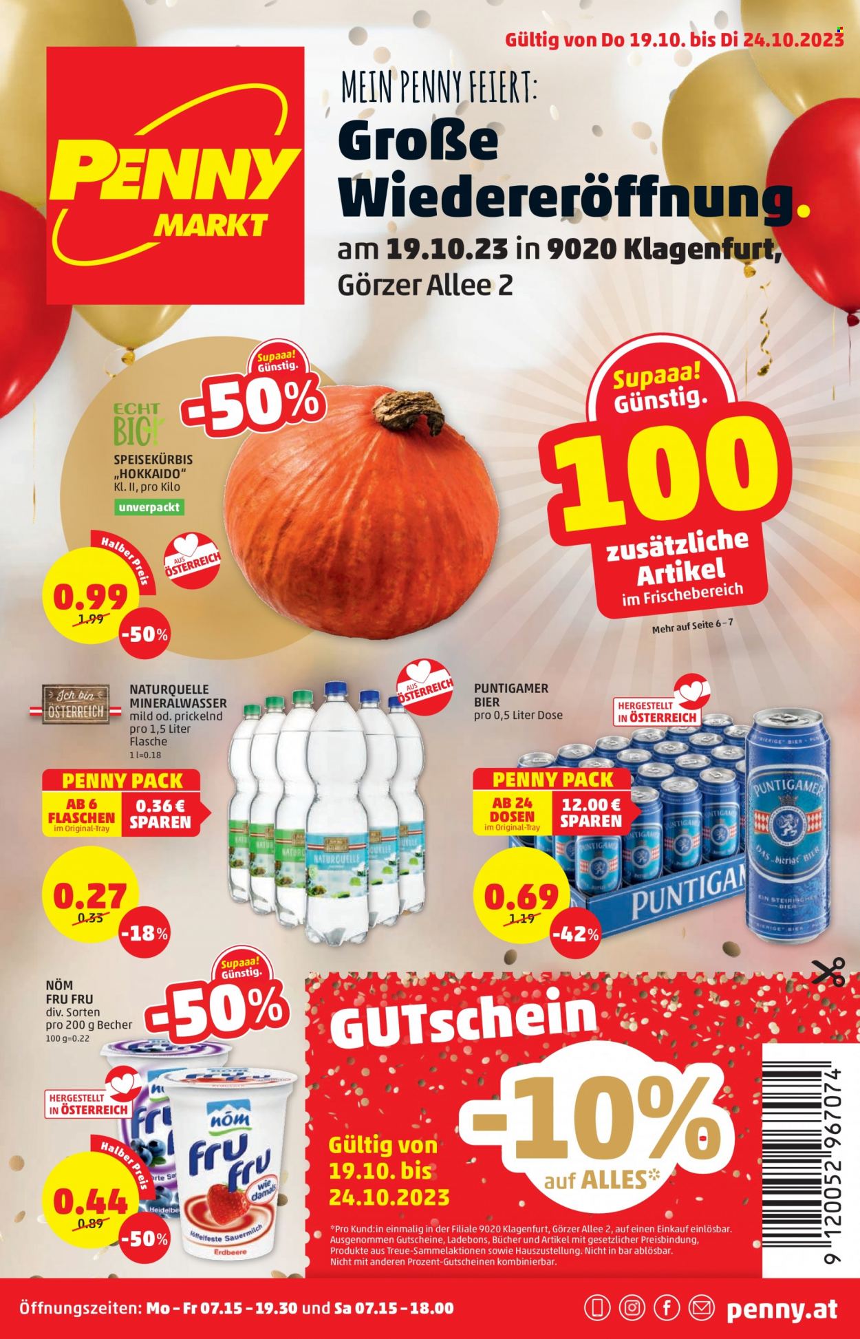 Angebote Penny - 19.10.2023 - 24.10.2023. Seite 1